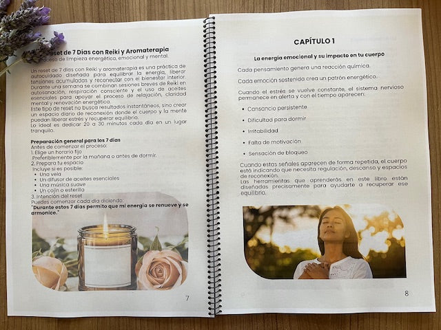 Reset Energético de 7 Días – Guía de Reiki y Aromaterapia para reducir el estrés